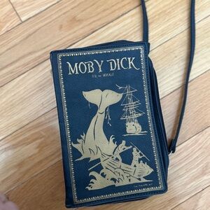 Moby Dick Themed Crossbody Bag NWT book bag library librarian purse novelty